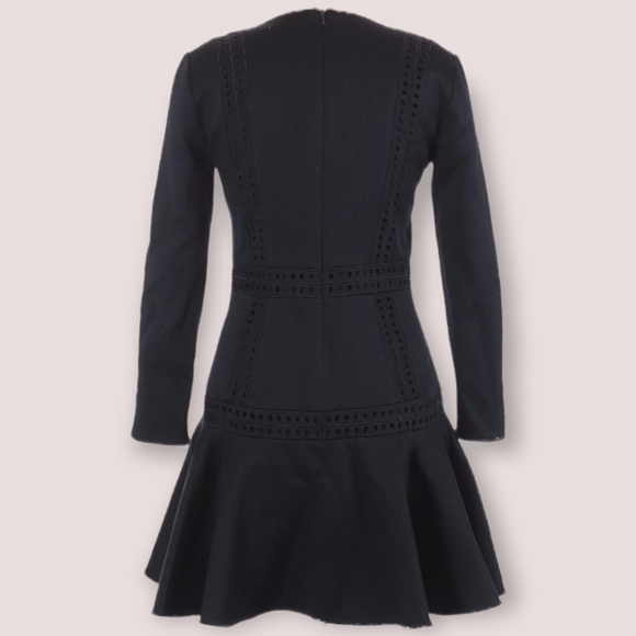 PROSE & POETRY "Billy" Flounce Fit and Flare Mini Ruffle tiered dress - Picture 4 of 12